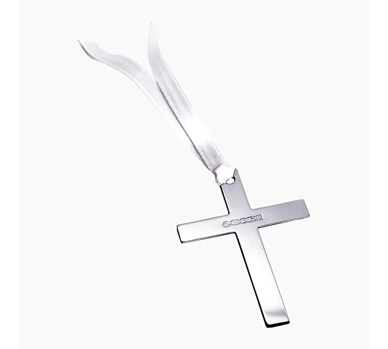 hallmarked sterling silver bookmark holy cross 