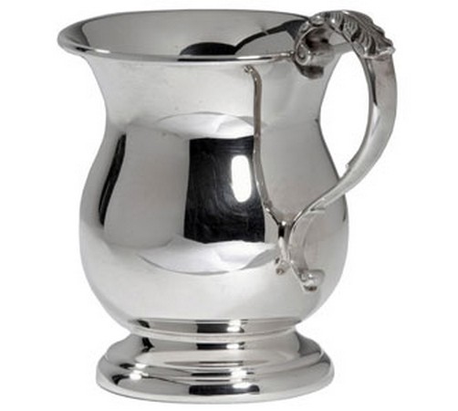hallmarked silver georgian style christening cup 