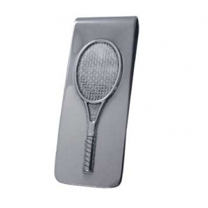 hallmarked silver tennis theme money clip