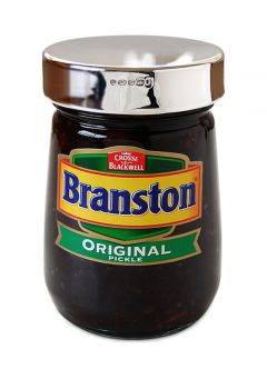 Hallmarked Silver Branston Pickle Jar