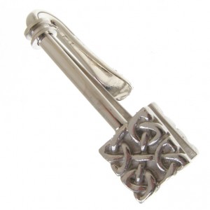 hallmarked sterling silver celtic napkin hook