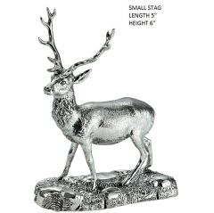 Hallmarked Silver Small Stag Model