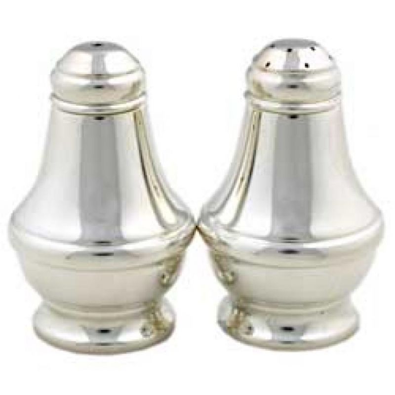 Hallmarked Sterling Silver Salt and Pepper Shakers
