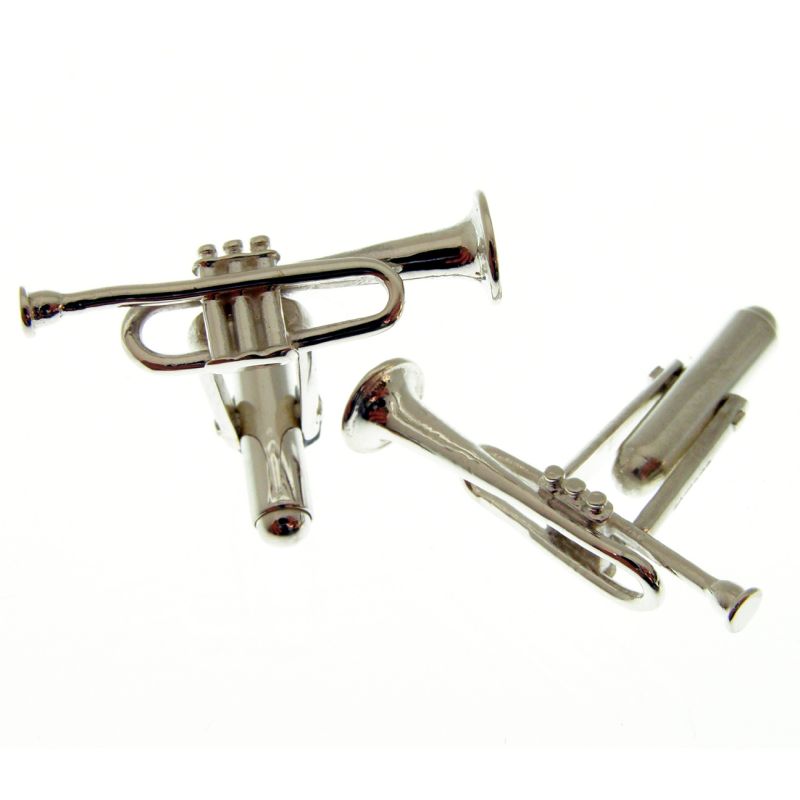 Sterling 925 Silver Trumpet Cuff links Made in England