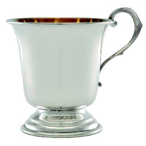 Hallmarked Silver Christening Cup 
