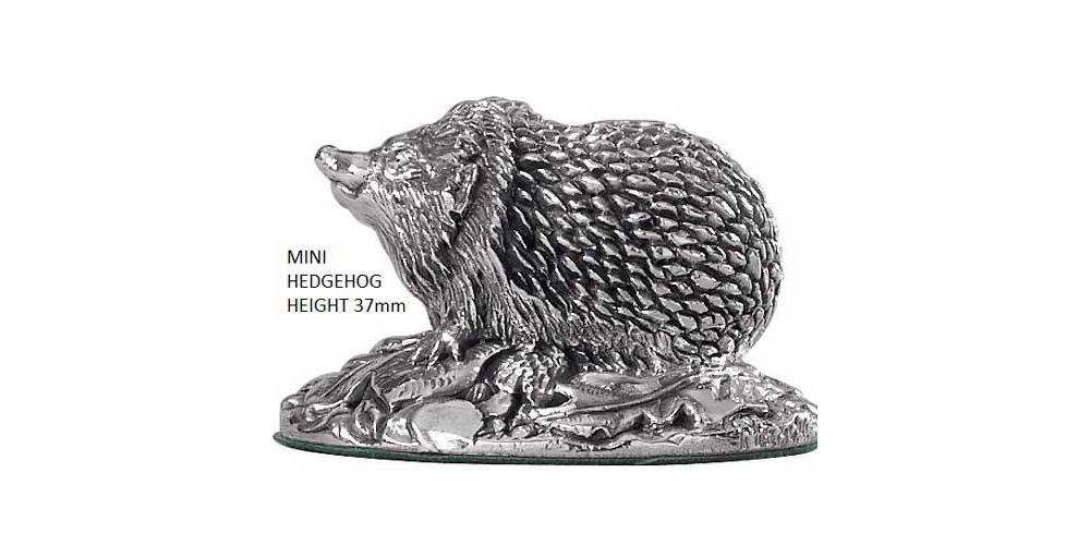 Hallmarked Silver Miniature Hedgehog