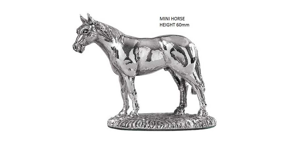 Hallmarked Silver Miniature Horse Figure