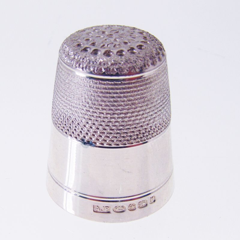 Hallmarked Sterling Silver Sewing Thimble