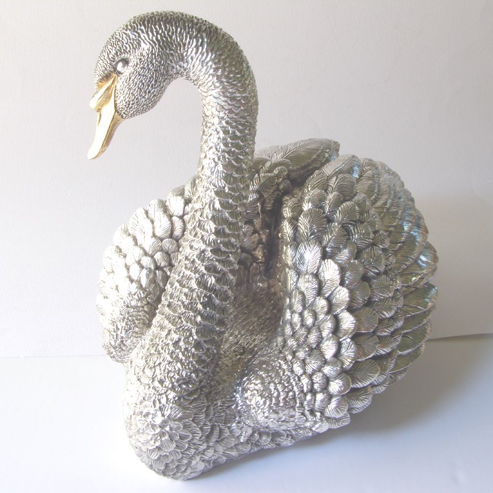 Sterling Hallmarked Silver Swan Figurine