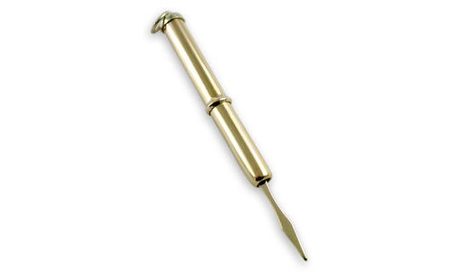 Solid 9 carat Gold Toothpick with a Plain Finish