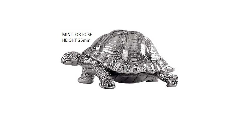 Hallmarked Silver Miniature Tortoise