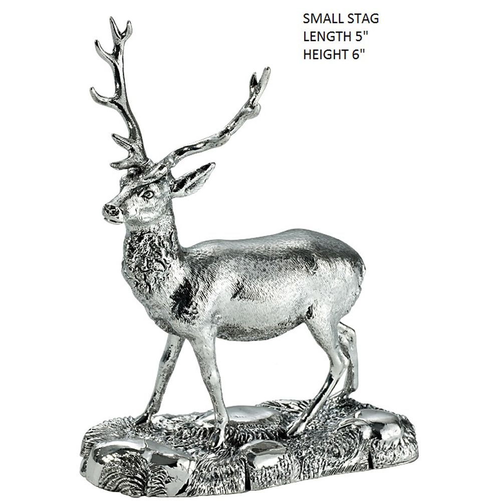 Hallmarked Silver Small Stag Model