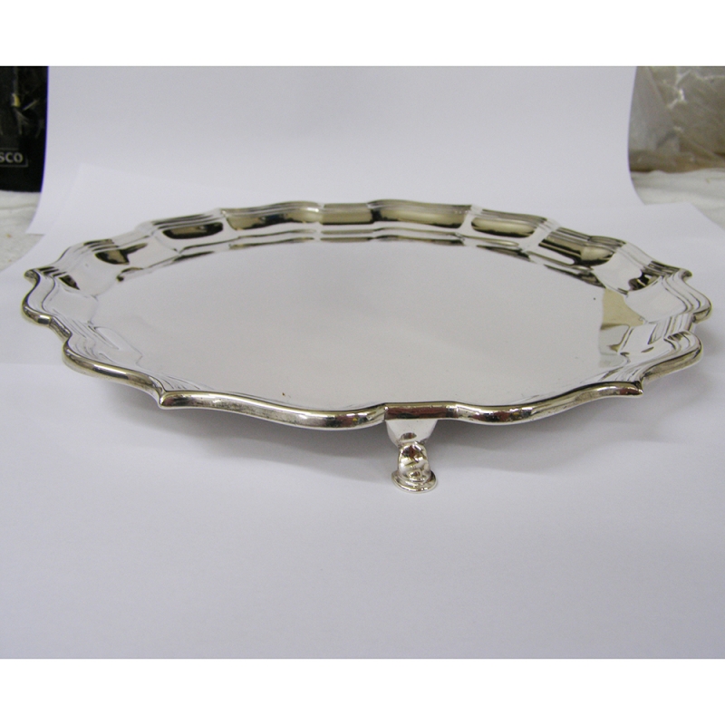 hallmarked sterling silver 10 inch chippendal