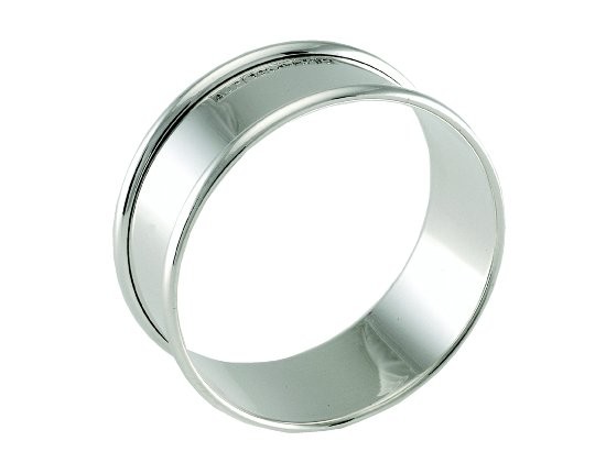 Sterling Silver Napkin Ring & Spoon Christeni