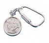 Sterling Silver St Christopher Key ring