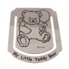 Silver Teddy Bear Bookmark 