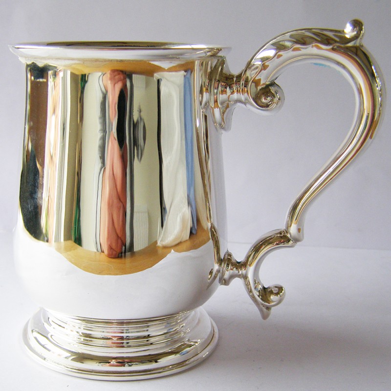 Hallmarked Sterling Silver Half Pint Georgian