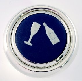 Sterling Silver Pill Box with a choice of Wed