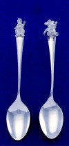 Hallmarked Silver Christening Spoons