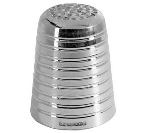 sterling hallmarked 925 silver thimble