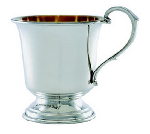 hallmarked silver christening cup 