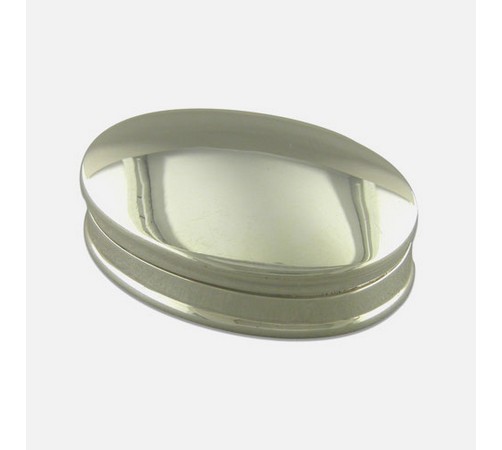oval shaped hallmarked silver pill box 