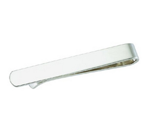 solid silver tie slide hallmarked