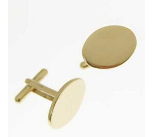 solid gold cufflinks medium weight 1mm thick