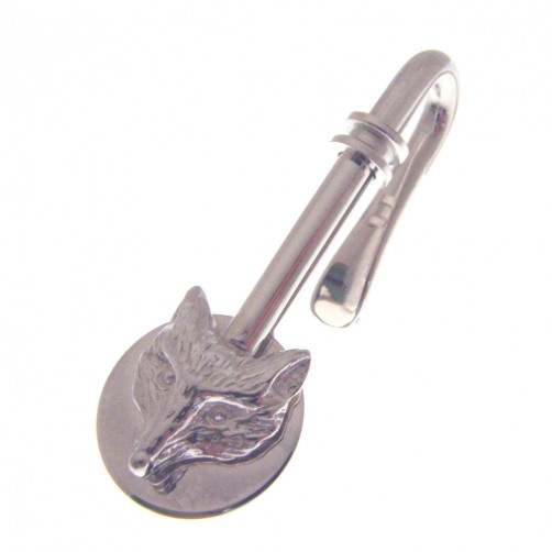 SILVER NAPKIN HOOK & RUGBY BALL HALLMARKED STERLING SILVER RUGBY NAPKIN CLIP