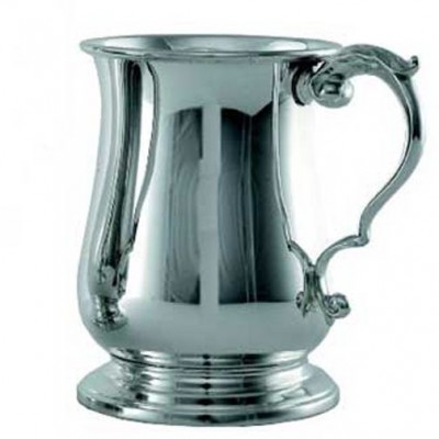 Hallmarked Sterling Silver Half Pint Tankard
