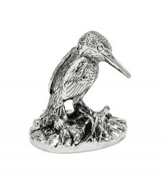 Miniature Silver Model of a Kingfisher