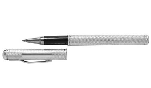english made hallmarked silver rollerball pen from the pulse range