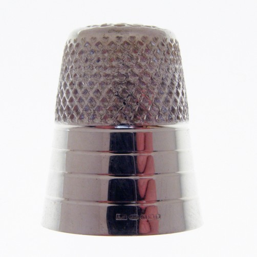 hallmarked sterling silver sewing thimble