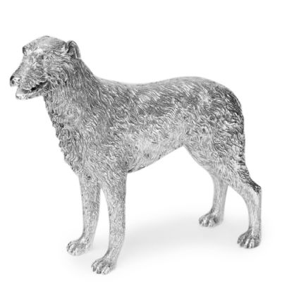 Sterling Silver Figure of an Irish Wolf Hound