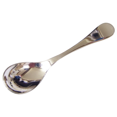hallmarked sterling silver modern baby christening spoon