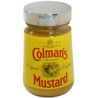 Hallmarked Silver Colmans Mustard Lid 100 gramme