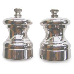 Silver Plated Pepper or Salt Grinders 7cm tall