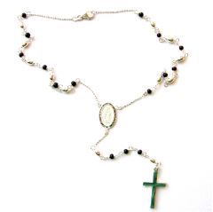 Hallmarked Sterling Silver Rosary beads
