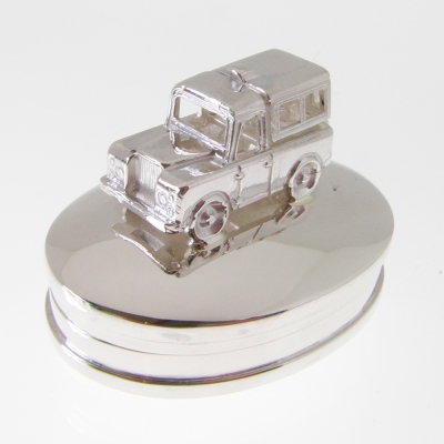hallmarked sterling silver tooth fairy landrover box