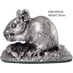 Hallmarked Silver Miniature Mouse Model