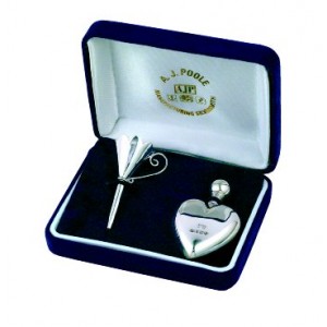 heart shaped hallmarked silver perfume bottle