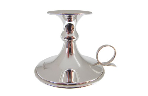 hallmarked silver baptism candlestick