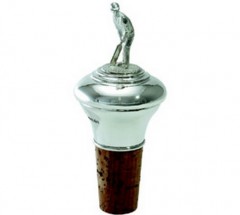 hallmarked silver cricketing bottle stopper