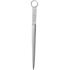 solid silver heavy gauge skewer style letter opener 